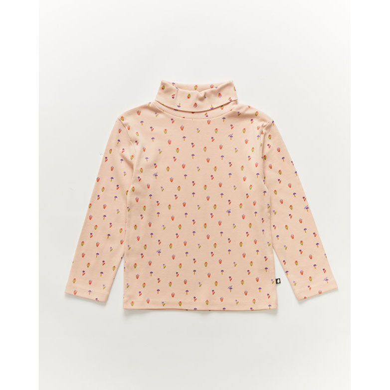 Oeuf Turtleneck-Flower/Silver Peony