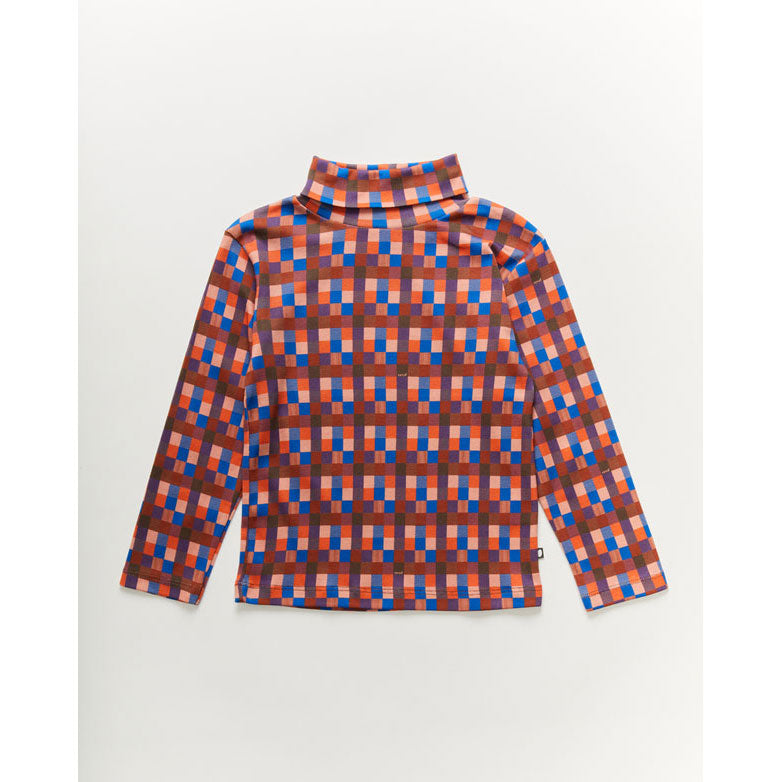 Oeuf Turtleneck-Huckleberry Check