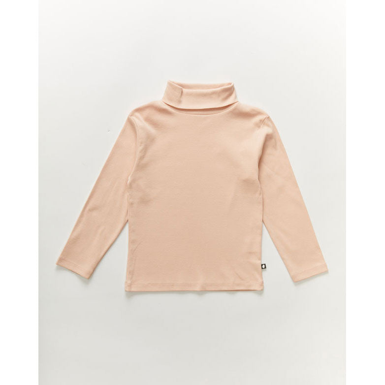 Oeuf Ribbed Turtleneck-Silver Peony