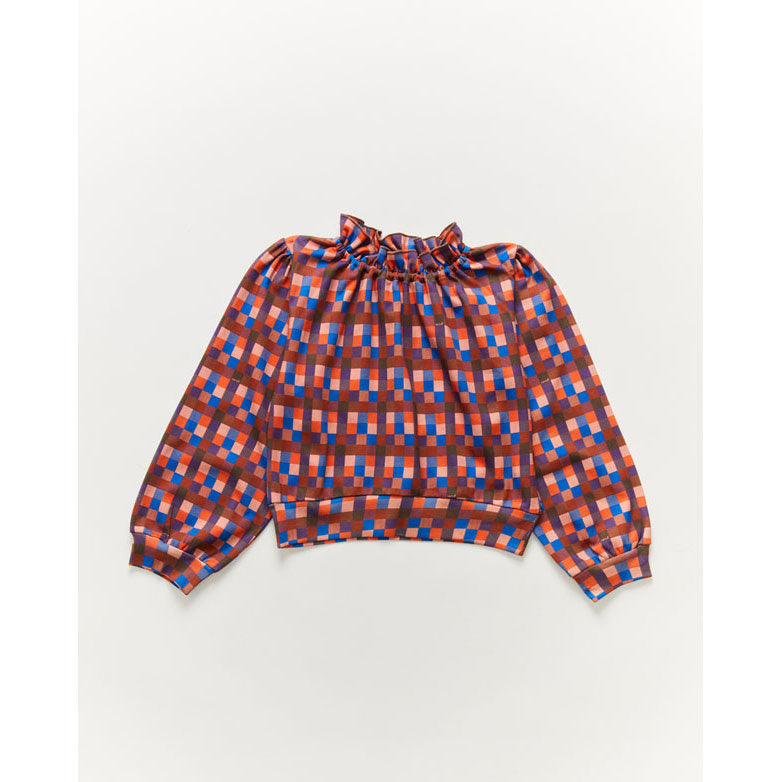 Oeuf Icon Tee Shirt-Huckleberry Check