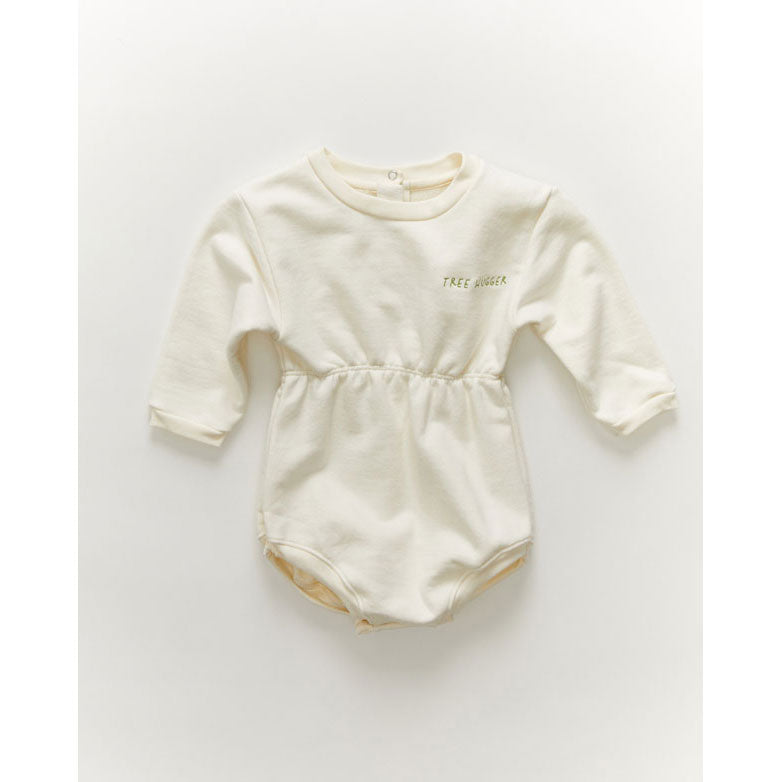 Oeuf Terry Onesie-Gardenia