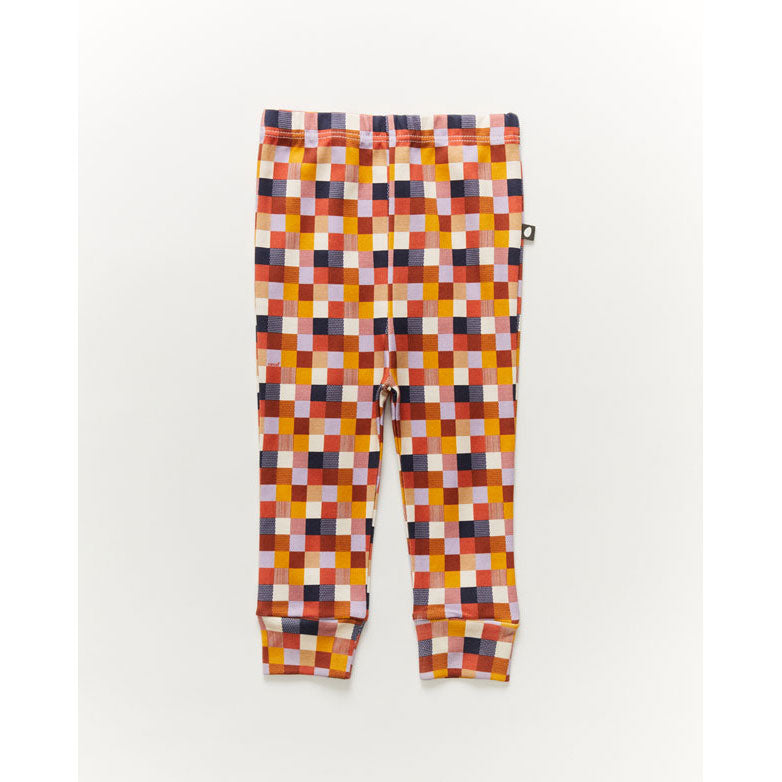 Oeuf Leggings-Rose Check