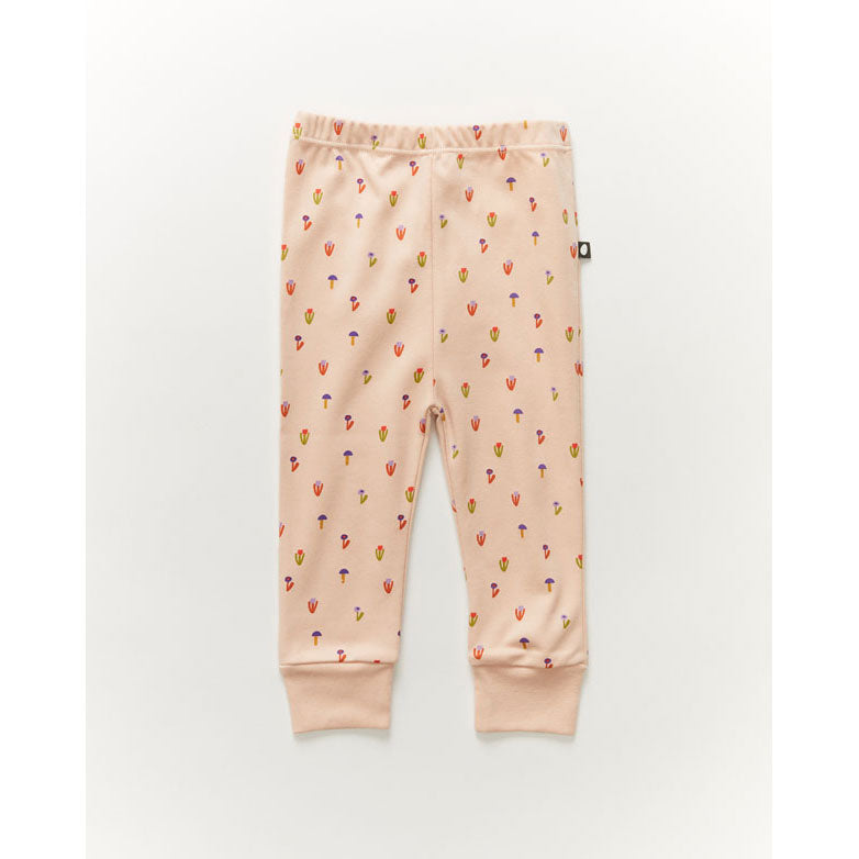 Oeuf Leggings-Flower/Silver Peony