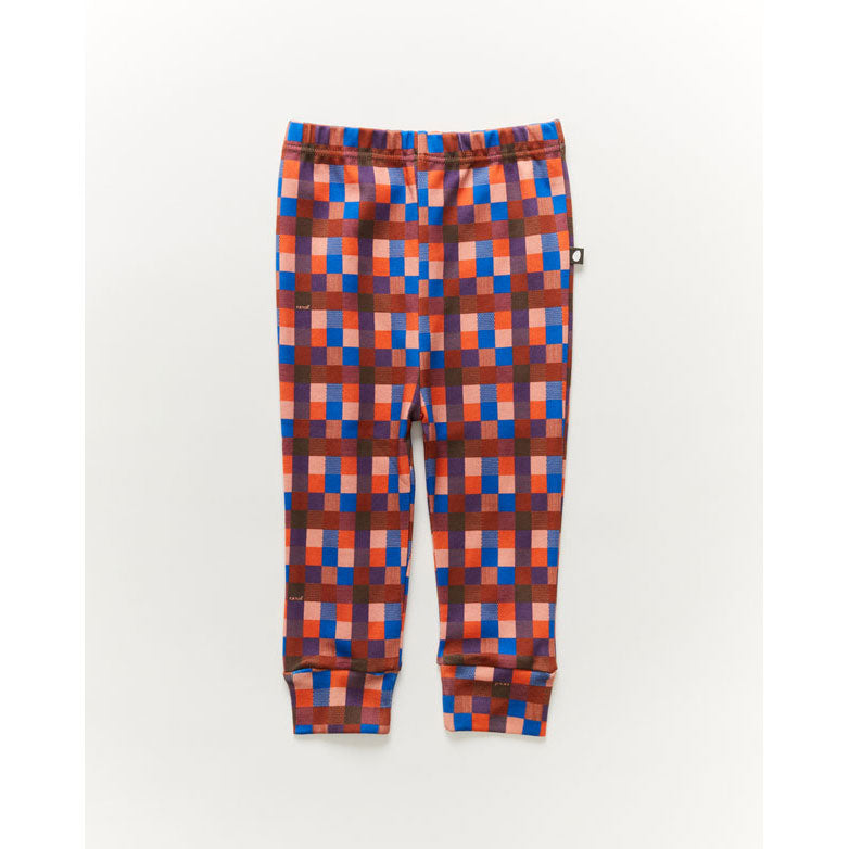 Oeuf Leggings-Huckleberry Check