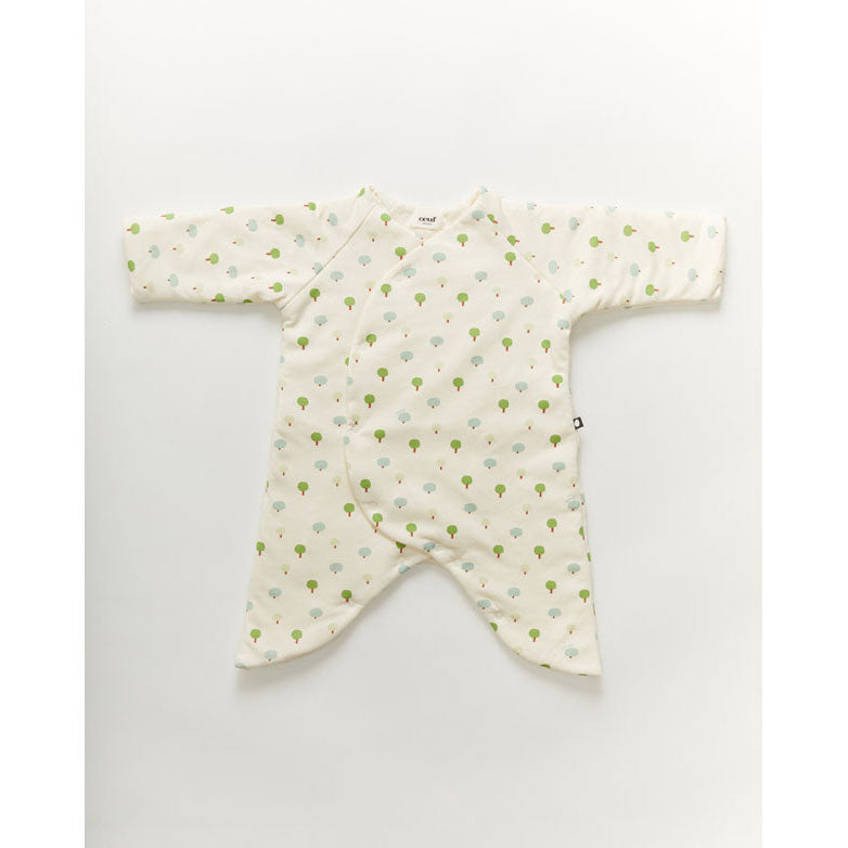 Oeuf Puffy Kimono Jumper-Tree/Gardenia