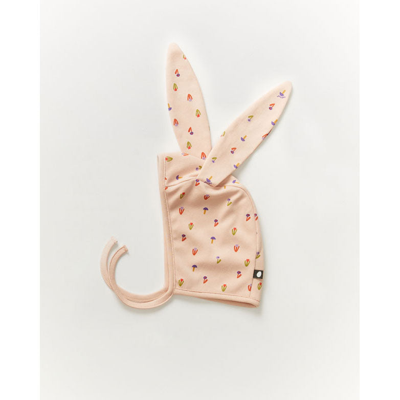Oeuf Bunny Bonnet-Flower/Silver Peony