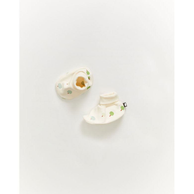 Oeuf Booties-Tree/Gardenia