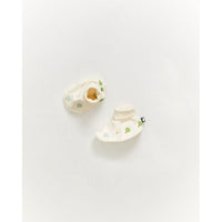 Oeuf Booties-Tree/Gardenia