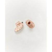 Oeuf Booties-Flower/Silver Peony