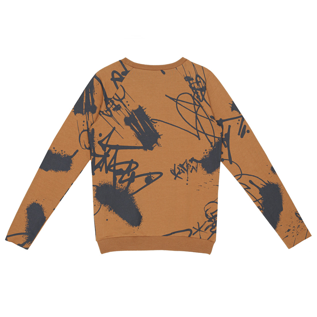 Little Hedonist Graffiti Printed Crewneck Sweatshirt