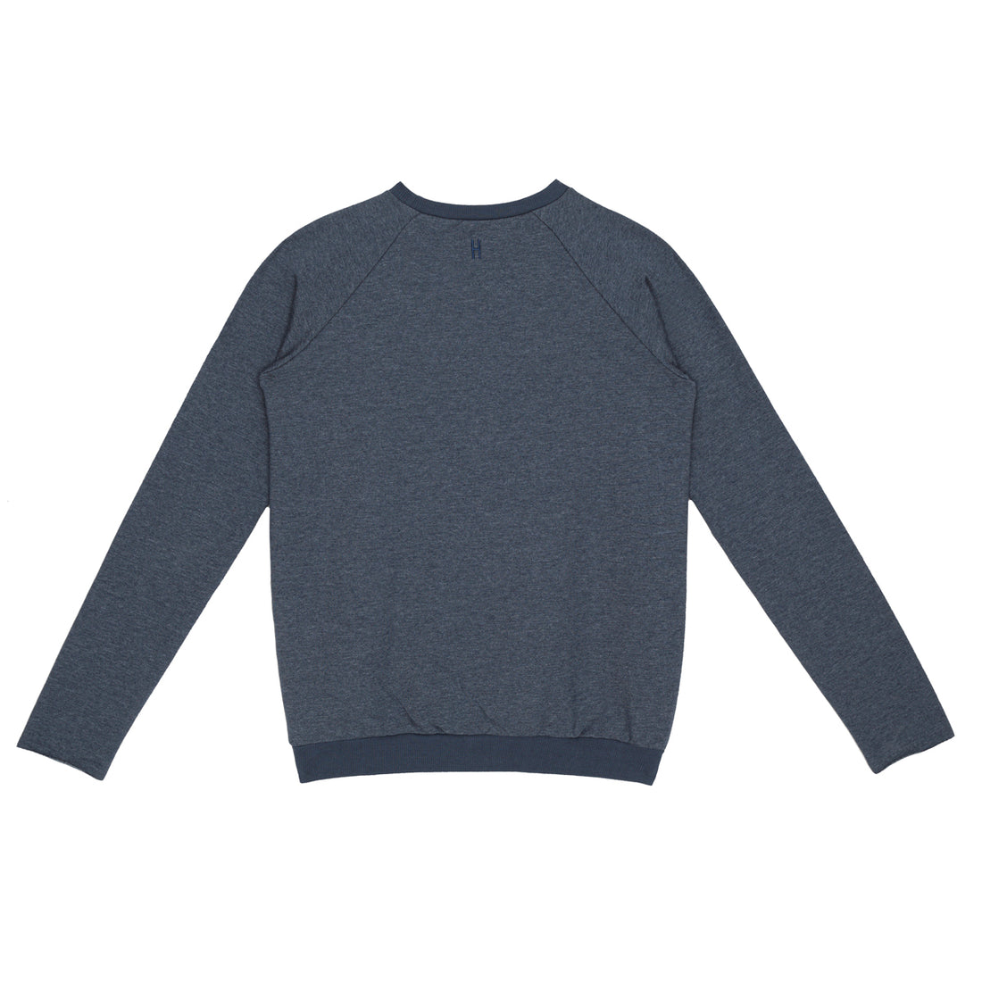 Little Hedonist Midnight Navy Melee Crewneck Sweatshirt