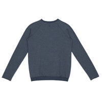 Little Hedonist Midnight Navy Melee Crewneck Sweatshirt