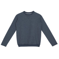 Little Hedonist Midnight Navy Melee Crewneck Sweatshirt