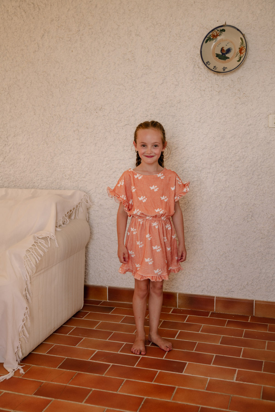 We are Kids White Butterfly Celine Dress