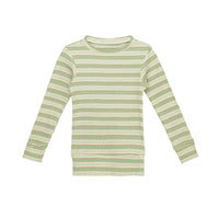 Little Hedonist Oil Green / Light Green Knitted Longsleeve
