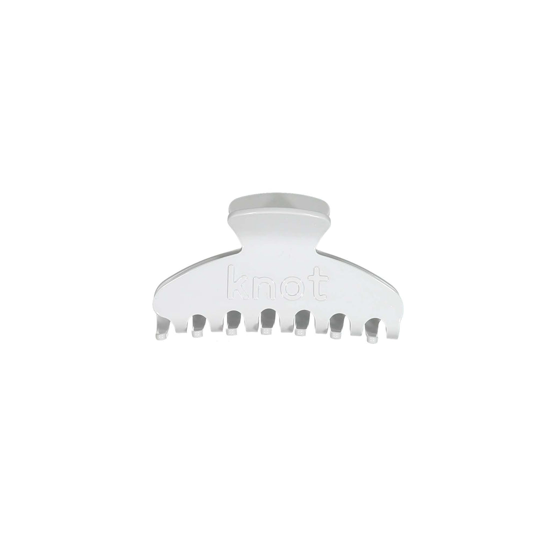 Knot Hairbands Claw Clip // White