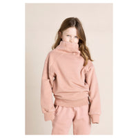 Finger in the Nose Coleen Grey Pink Loose Sweater