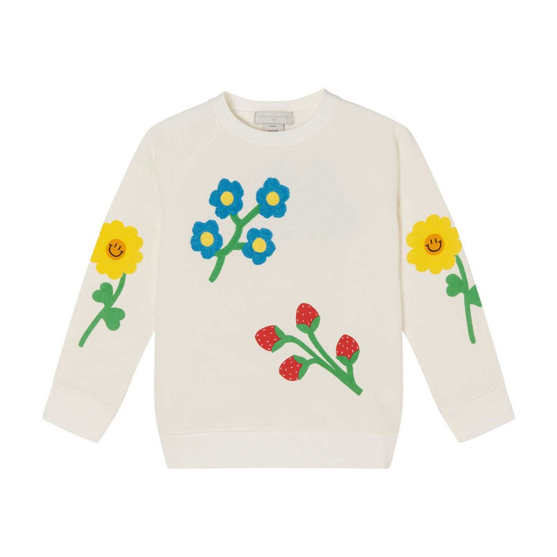 Stella McCartney Flower Embroidered Saweatshirt