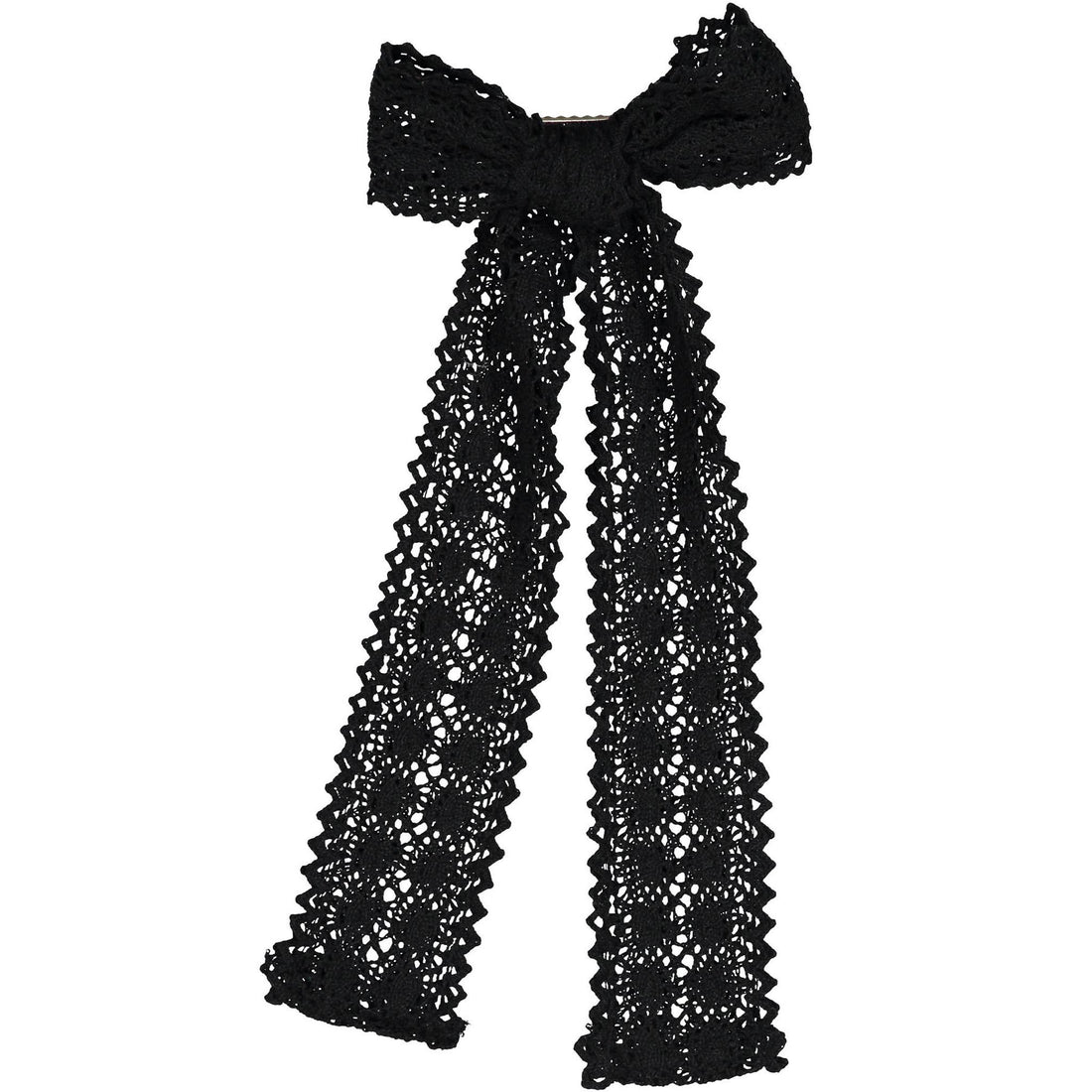 Knot Hairbands Crochet Bow // Black