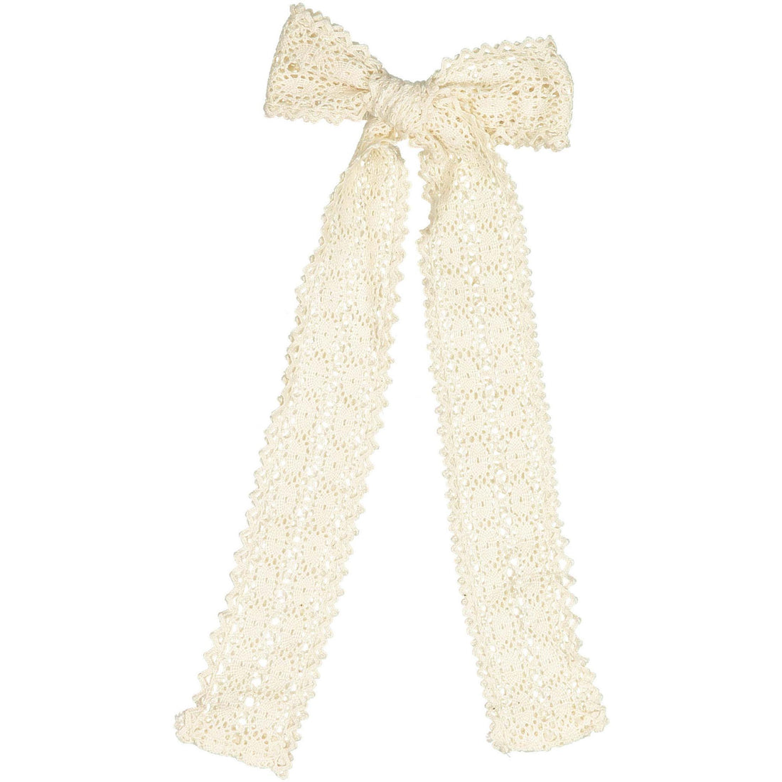 Knot Hairbands Crochet Bow // Cream