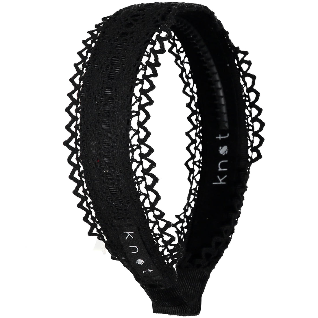 Knot Hairbands Crochet Headband // Black