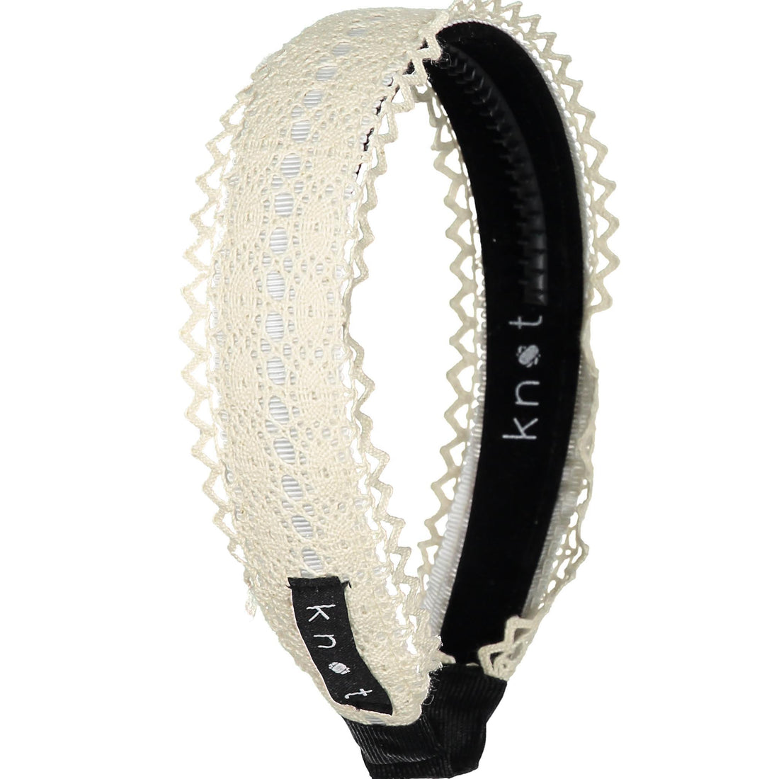 Knot Hairbands Crochet Headband // Cream