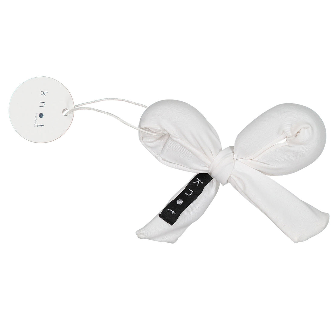 Knot Hairbands White Wave Bow Clip