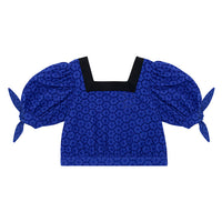 The Middle Daughter Broderie Anglaise Cut Corners Blouse
