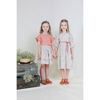 Cera una volta Flower Blue Kana Dress