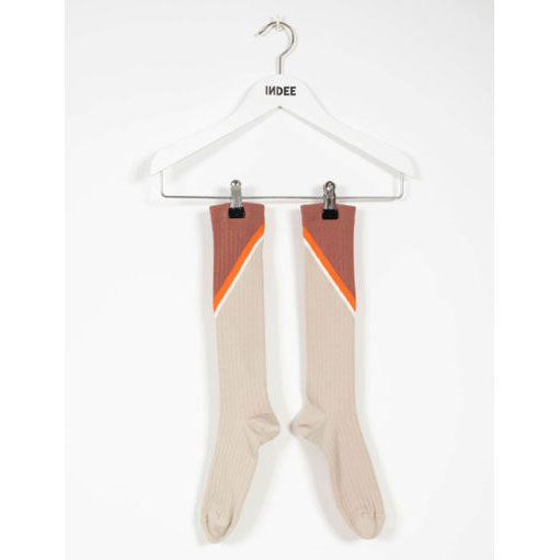 Indee Cream Long Socks