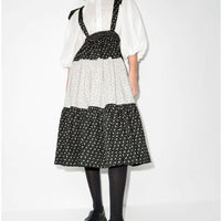 Batsheva Black Speckled Floral Amy Women's Skirt/Dress