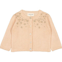 Louis Louise Champagne Vianne Knit Baby Cardigan