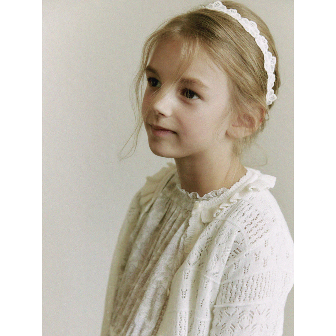 Louisiella Ceia Knit Cardigan  Ivory