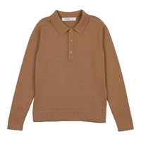 Coco Blanc Camel Knit Polo