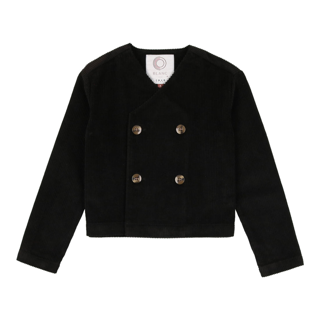 Coco Blanc Black Corduroy Suit