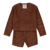 Coco Blanc Camel Corduroy Suit