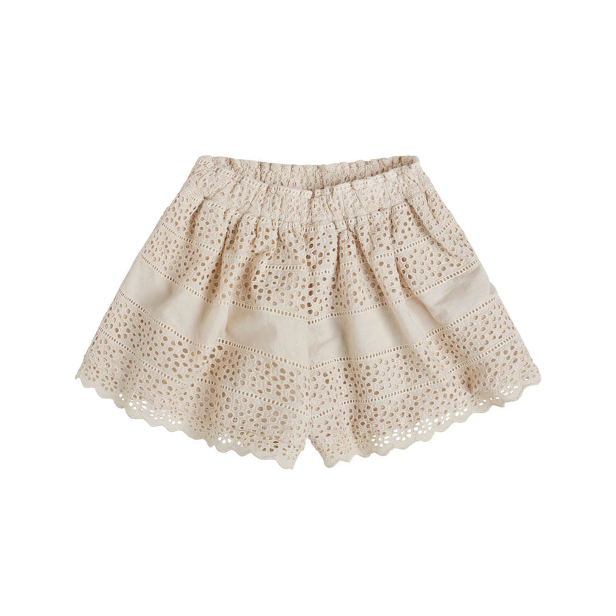Little Cotton Clothes Oat Broderie Anglaise Coco Culottes