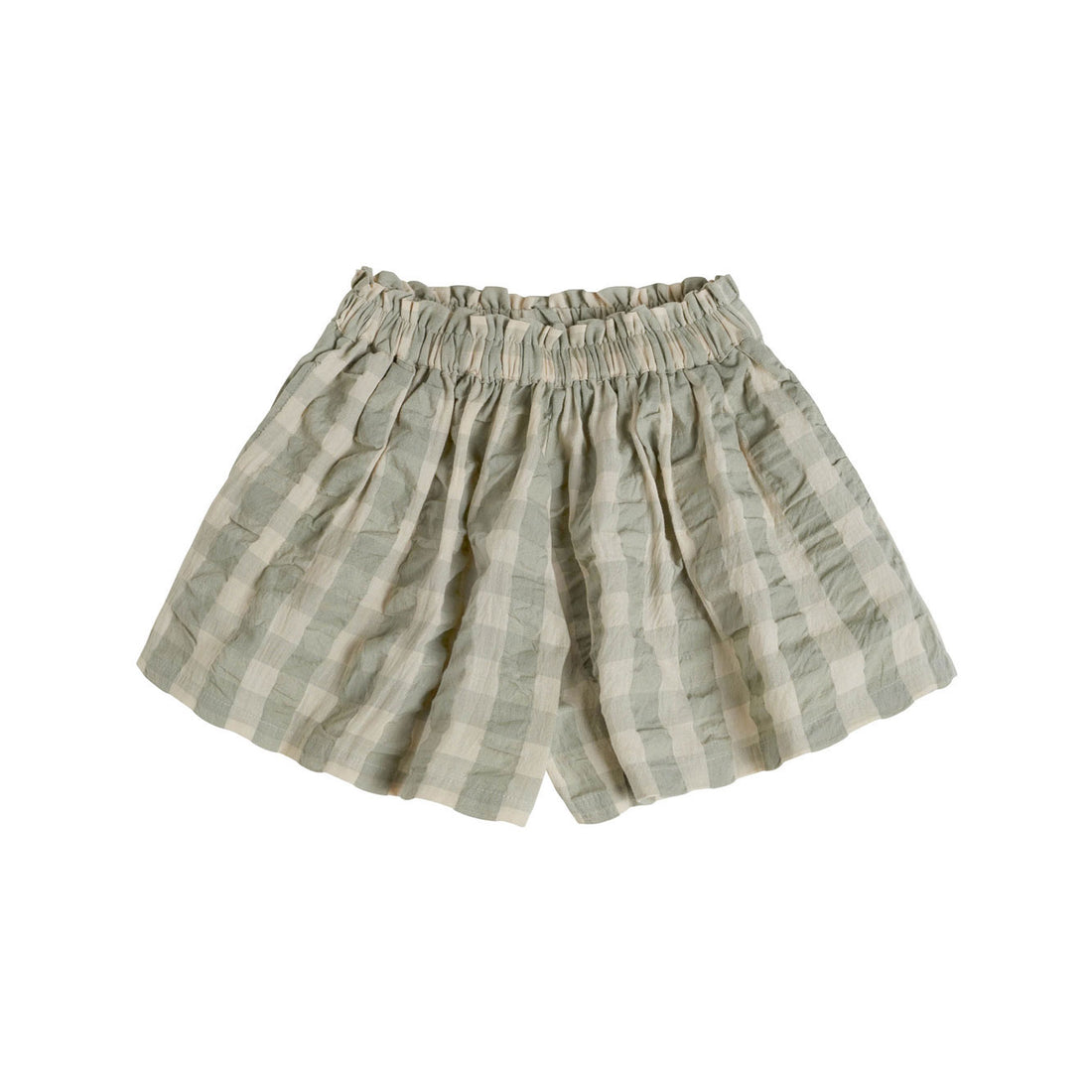 Little Cotton Clothes Seagrass Seersucker Gingham Coco Culottes