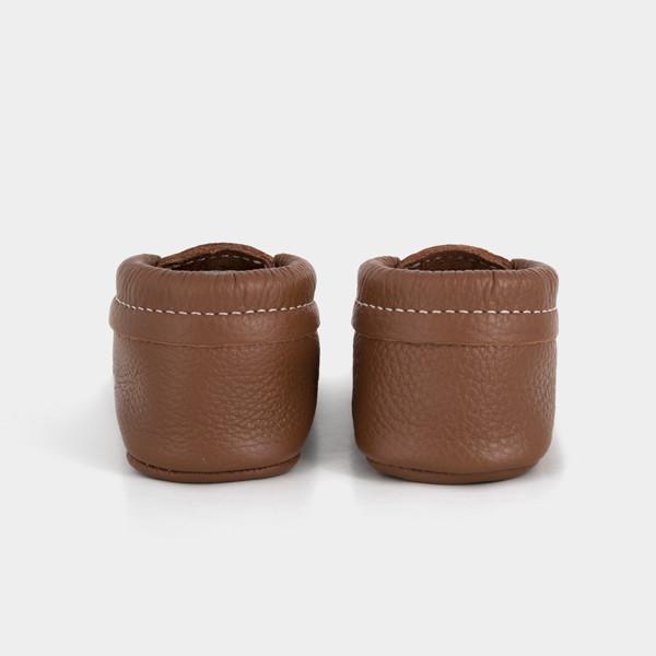 Freshly Picked Cognac Penny Loafer Moccasins