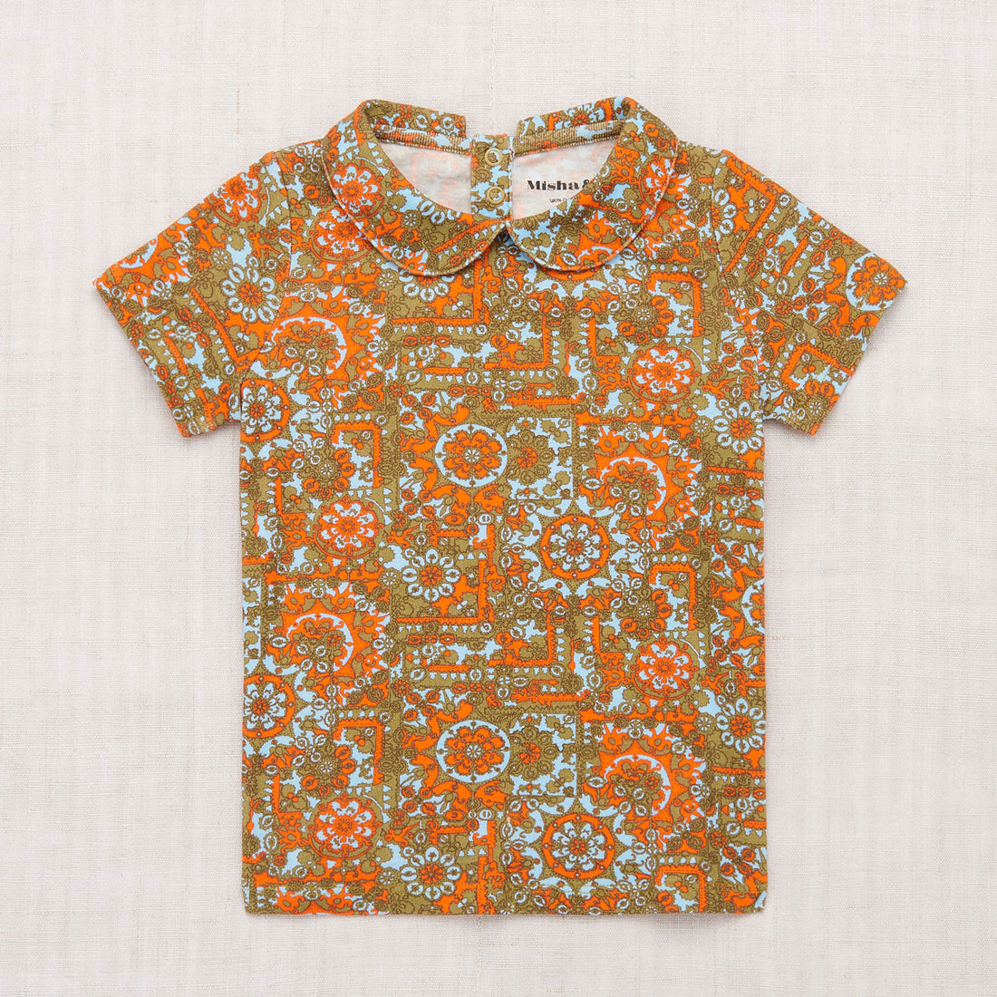 Misha and Puff Tarragon Medallion Collar Tee