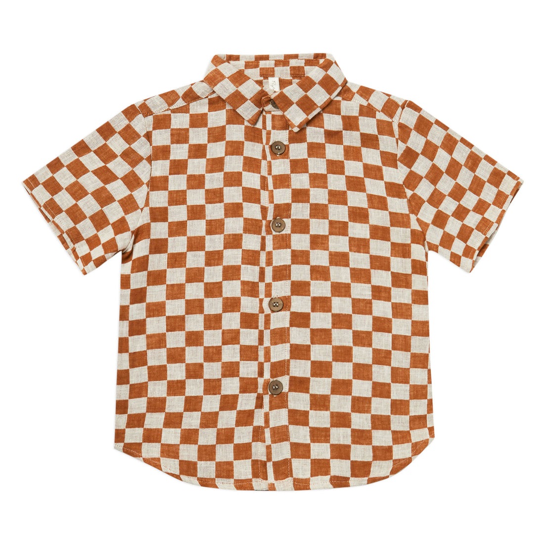 Rylee and Cru Collared Shirt | Rust Check