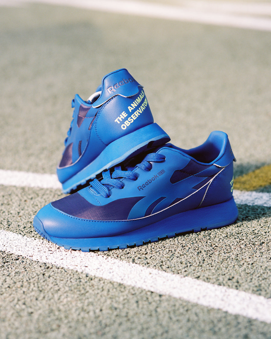 The Animals Observatory x Reebok Classic Leather Kids Sneakers - Navy