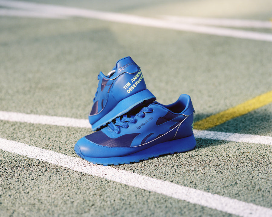The Animals Observatory x Reebok Classic Leather Kids Sneakers - Navy
