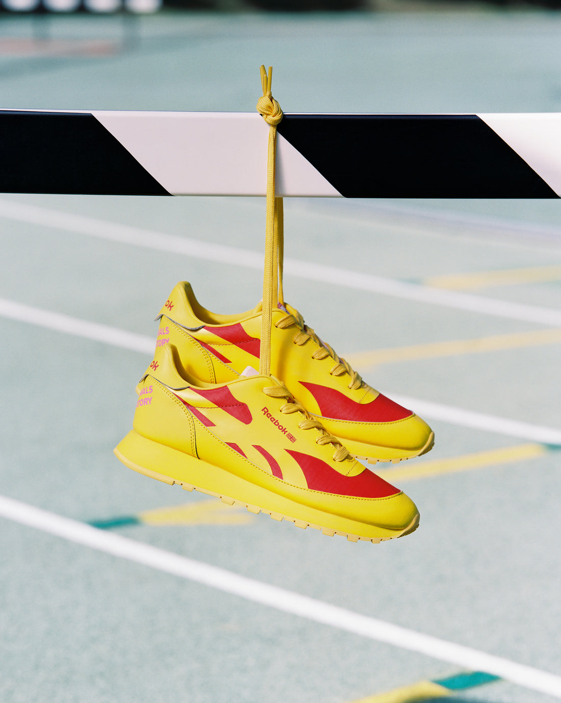 The Animals Observatory x Reebok Classic Leather Kids Sneakers -Yellow