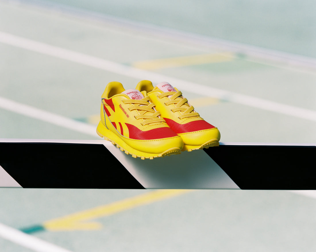 The Animals Observatory x Reebok Classic Leather Kids Sneakers -Yellow