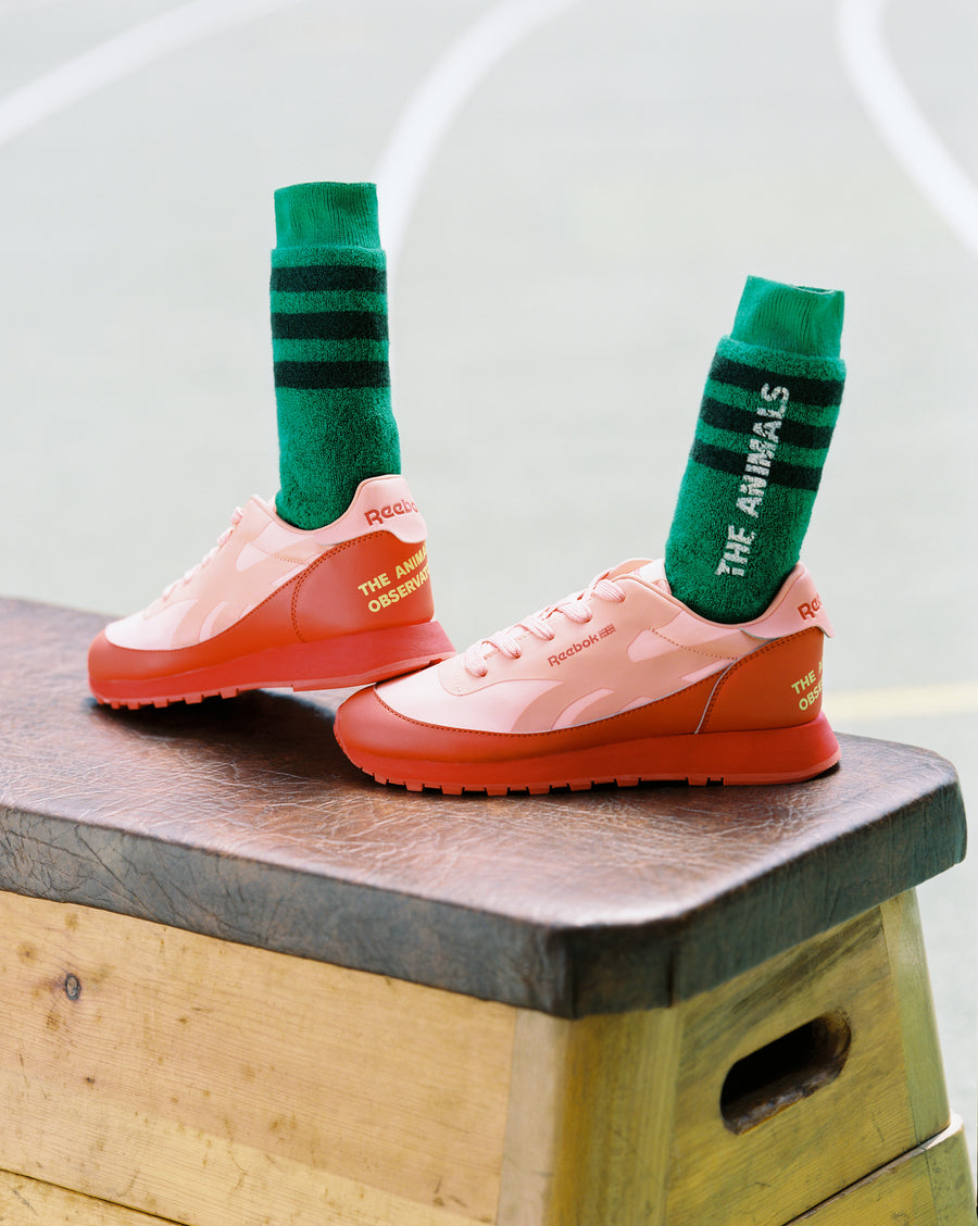 The Animals Observatory x Reebok Classic Leather Kids Sneakers - Red