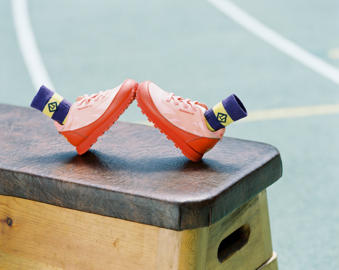 The Animals Observatory x Reebok Classic Leather Kids Sneakers - Red