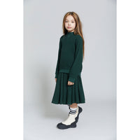 Hey Kid Green Waffle Knit Skirt