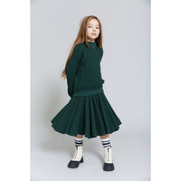 Hey Kid Green Waffle Knit Skirt