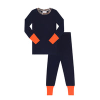 Little Parni x Ladida Navy and Orange Pajamas